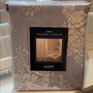 Floral shower curtain